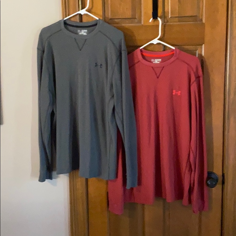 2 Under Armour men’s 2XL loose thermal shirts